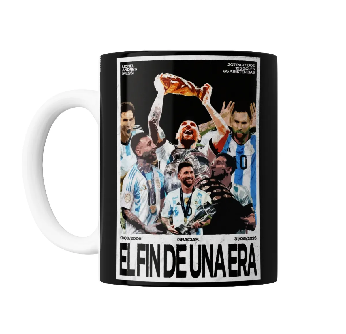 Taza de Cerámica Messi El Fin de una Era Gracias - vista 2