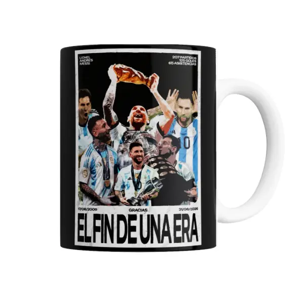 Taza de Cerámica Messi El Fin de una Era Gracias