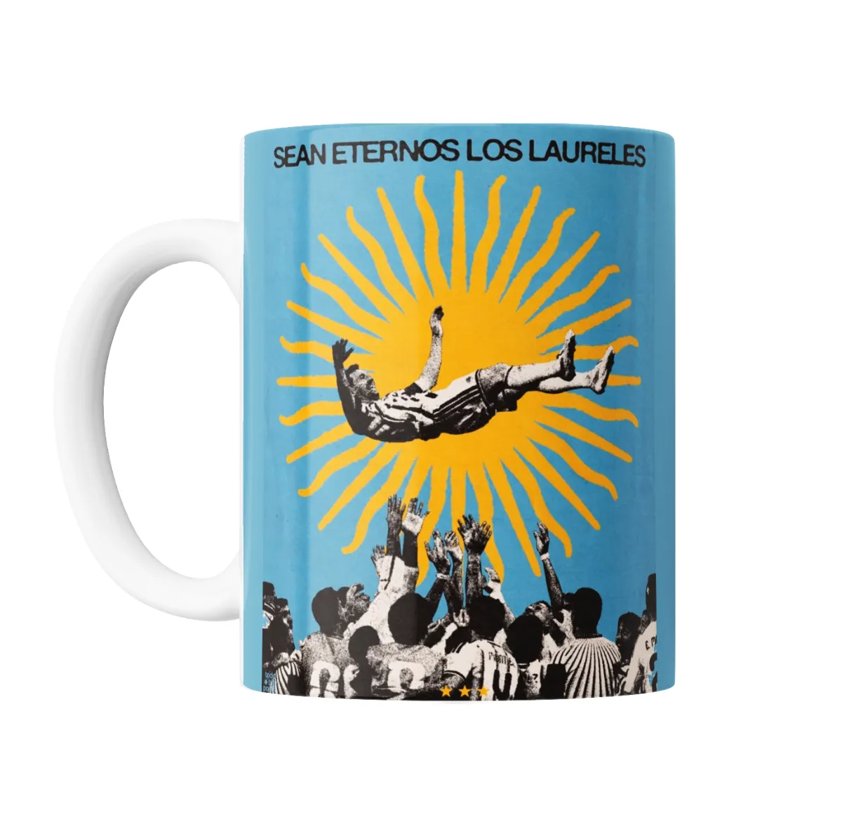 Taza de Cerámica Messi Despedida Sean Eternos los Laureles Sol de Mayo Argentina - vista 2