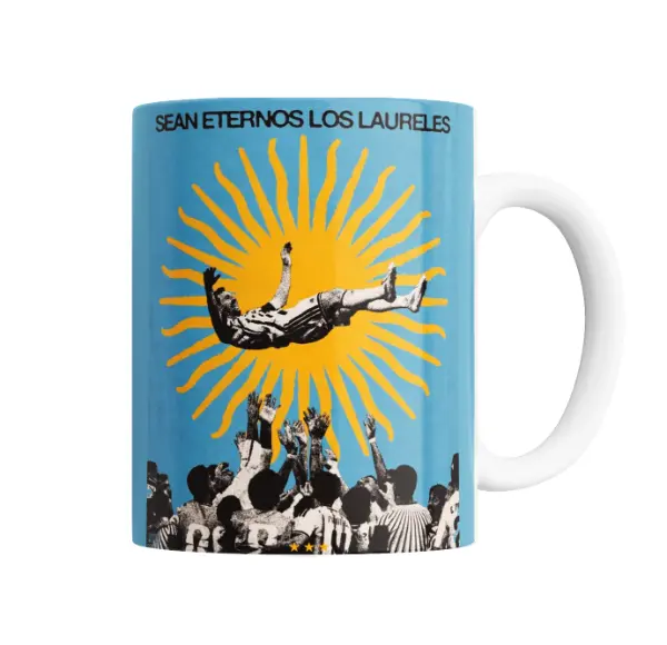 Taza de Cerámica Messi Despedida Sean Eternos los Laureles Sol de Mayo Argentina