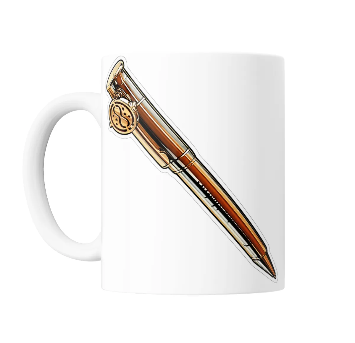 Taza de Cerámica Carta de Retiro Pluma Dorada Retiro Messi - vista 2