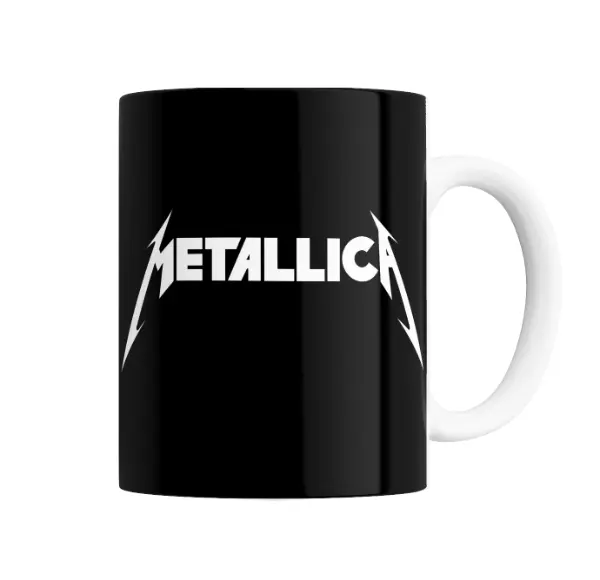 Taza de Cerámica Metallica Logo Clásico