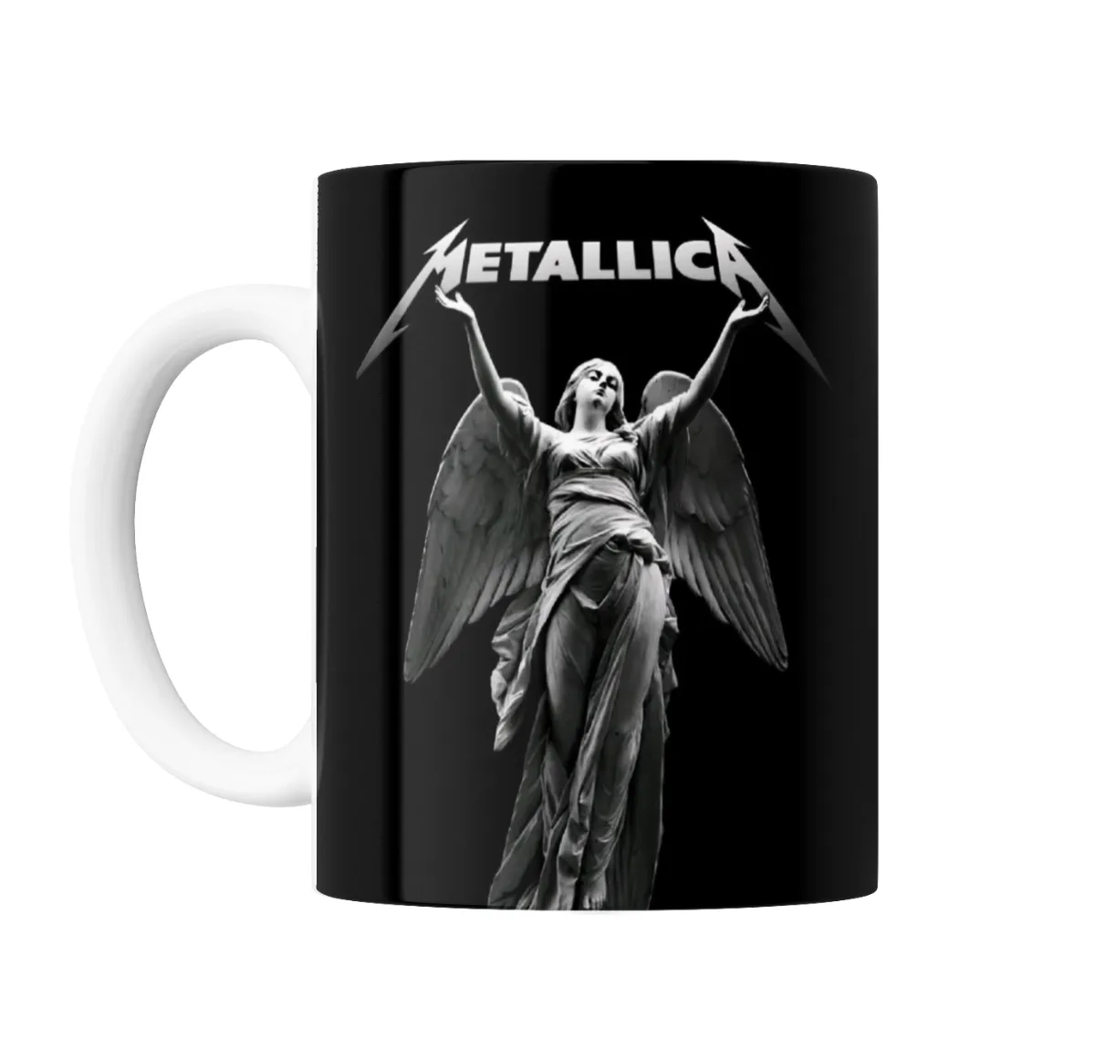 Taza de Cerámica Metallica Ángel de Piedra - vista 2