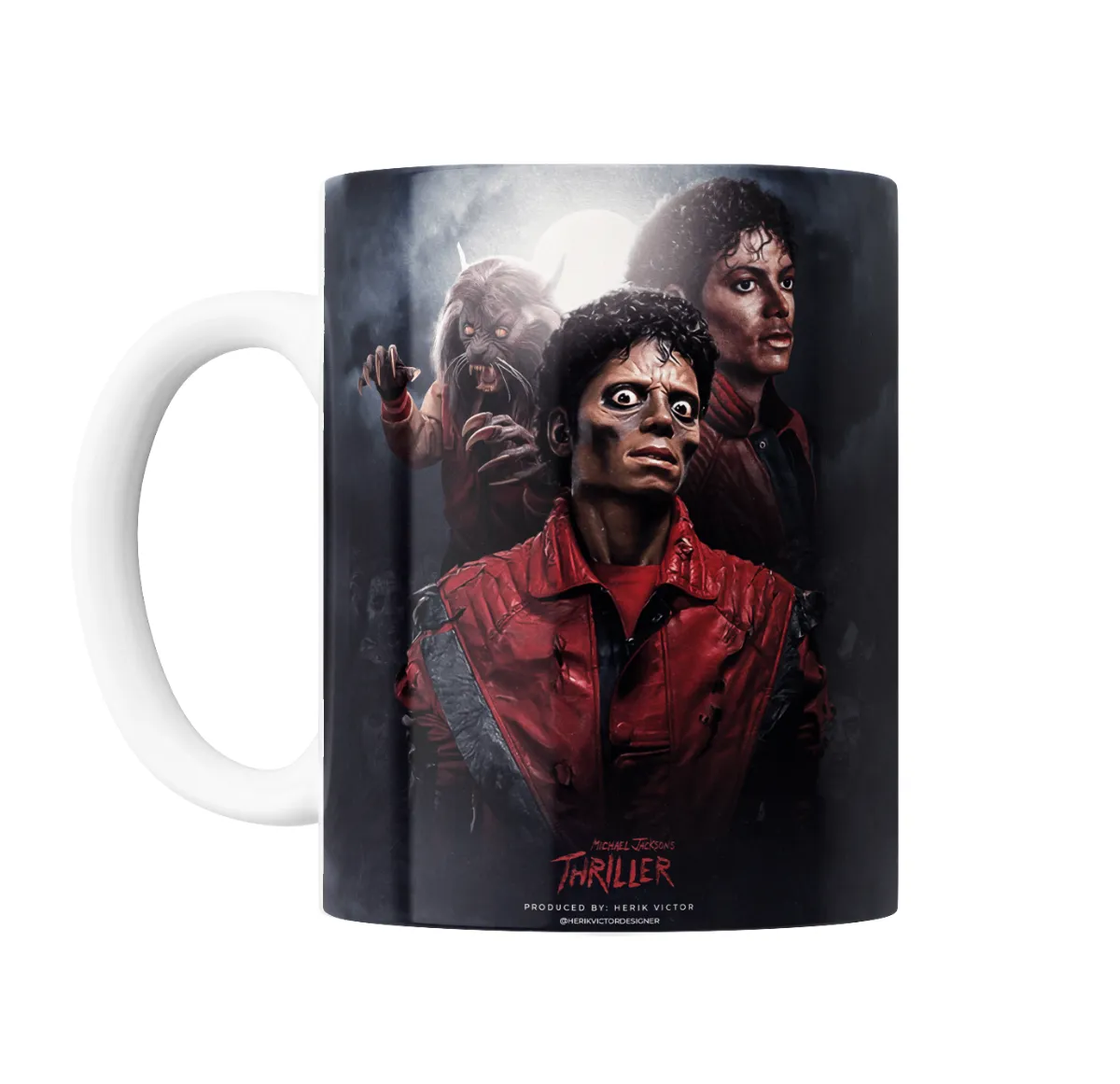 Taza de Cerámica Michael Jackson Thriller Zombie - vista 2