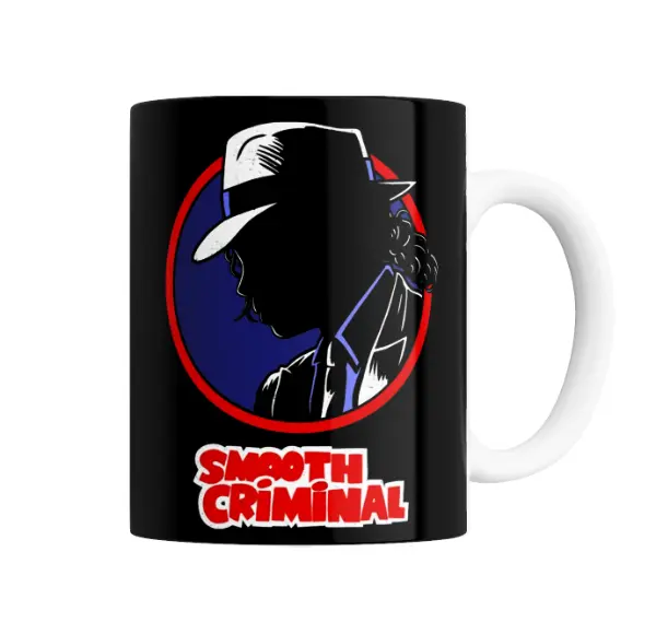 Taza de Cerámica Michael Jackson Smooth Criminal Silueta