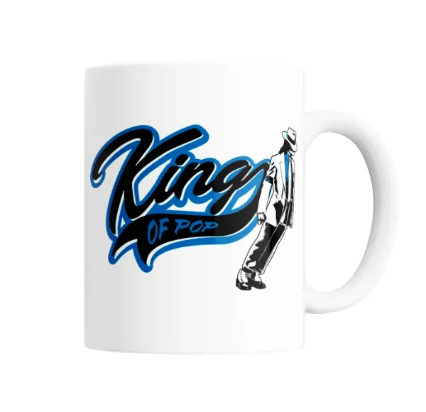 Taza de Cerámica Michael Jackson King of Pop Moonwalk