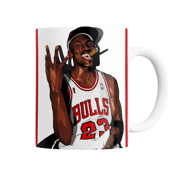 Taza de Cerámica Michael Jordan Bulls 23 Humo