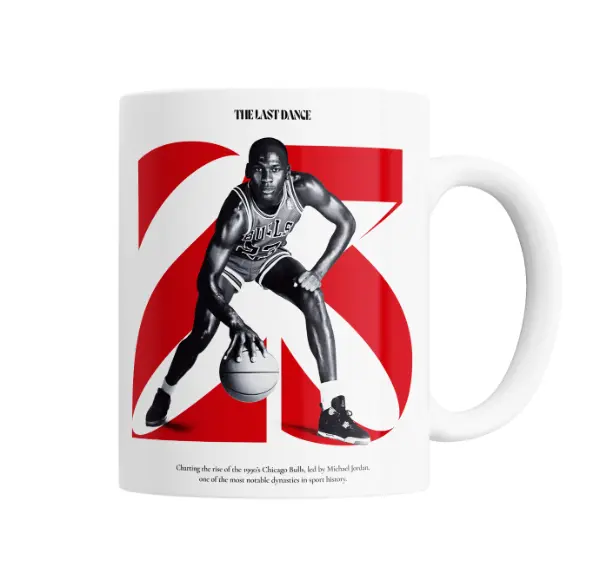 Taza de Cerámica Michael Jordan The Last Dance Chicago Bulls 23
