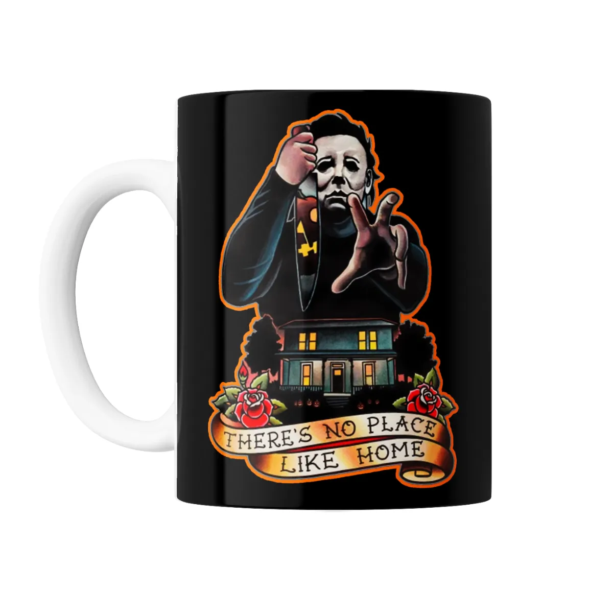 Taza de Cerámica Halloween Michael Myers There's No Place Like Home - vista 2