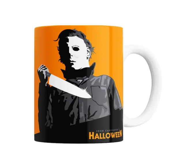 Taza de Cerámica Michael Myers Halloween Cuchillo