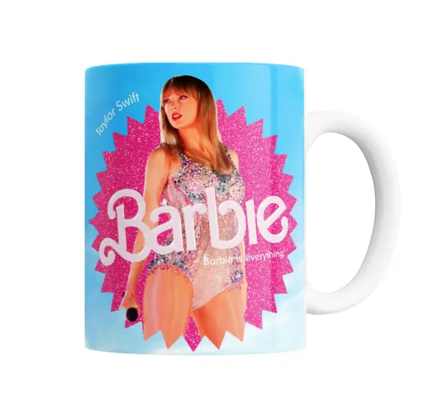 Taza de Cerámica Barbie Taylor Swift Barbie Is Everything