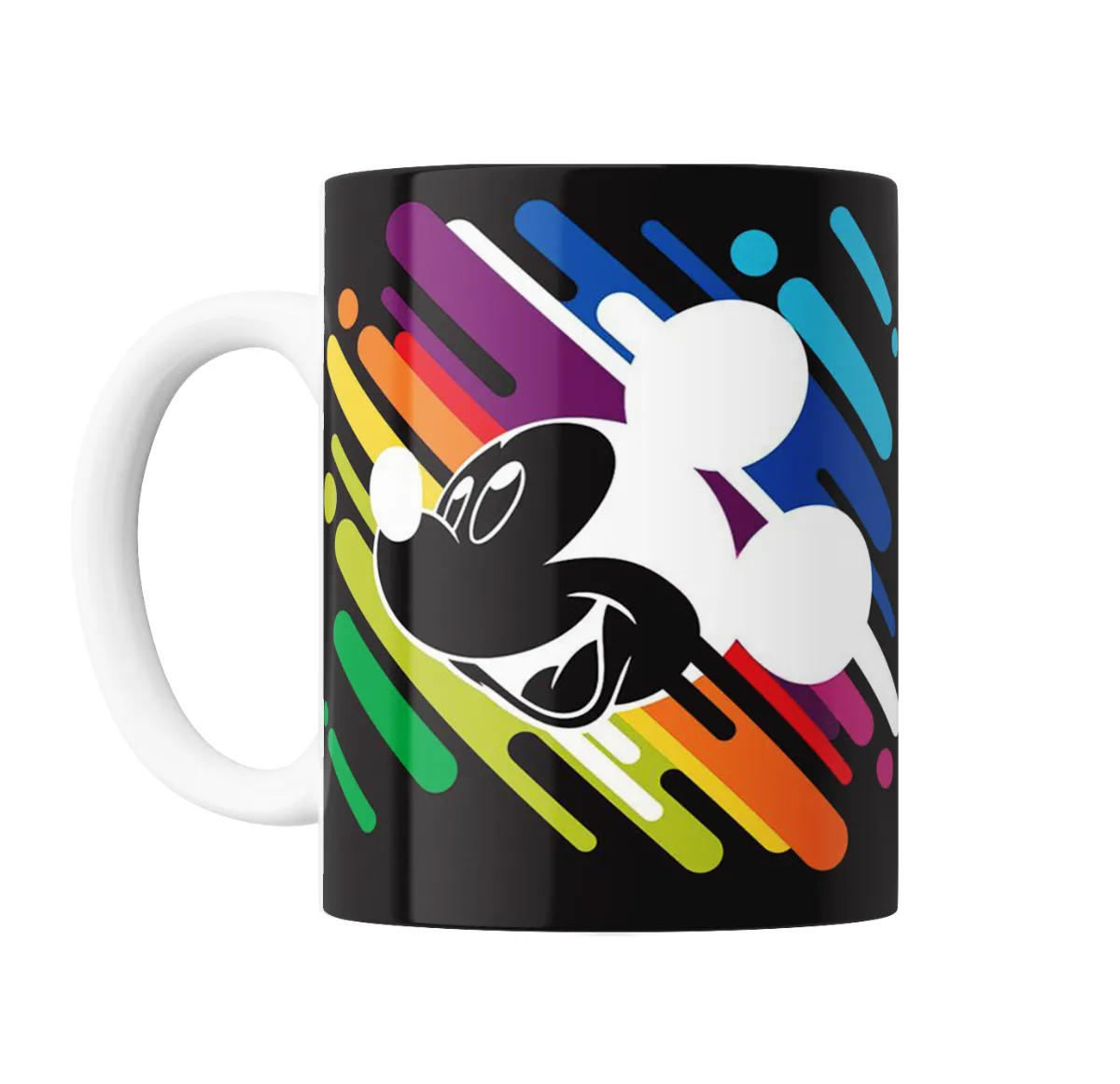 Taza de Cerámica Mickey Mouse Diseño Neón - vista 2