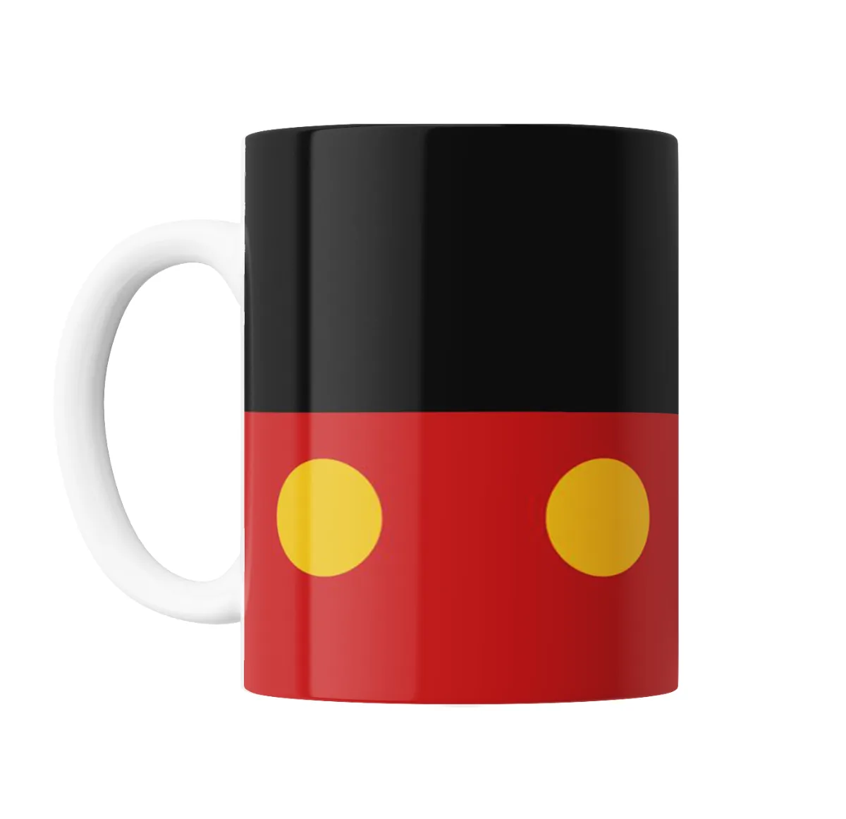 Taza de Cerámica Mickey Mouse Pantalón Rojo y Negro - vista 2