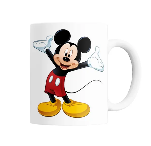Taza de Cerámica Mickey Mouse Clásico Brazos Arriba