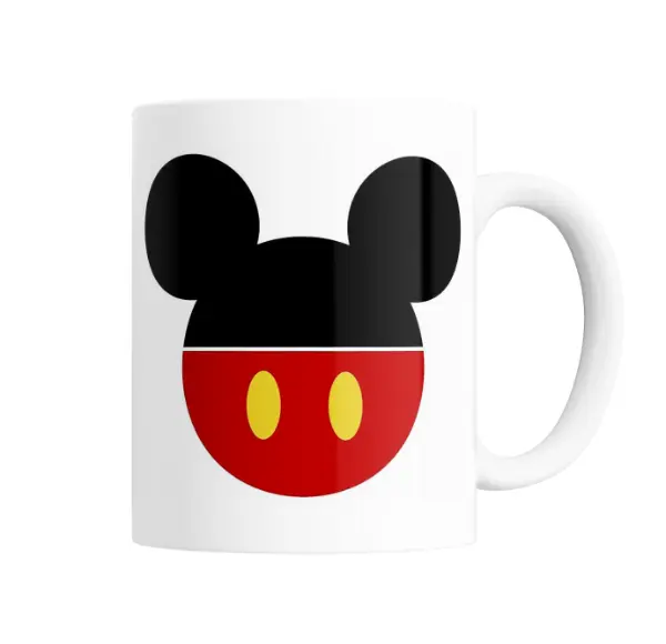 Taza de Cerámica Mickey Mouse Cabeza Clásica