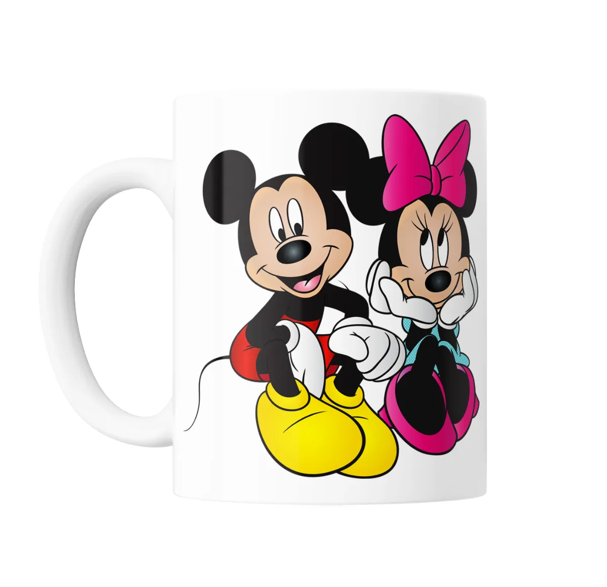 Taza de Cerámica Mickey Mouse y Minnie Mouse - vista 2
