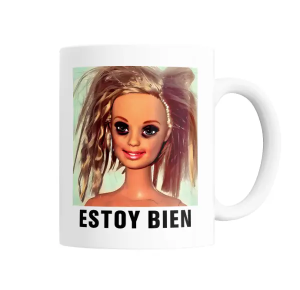Taza de Cerámica Barbie Estoy Bien