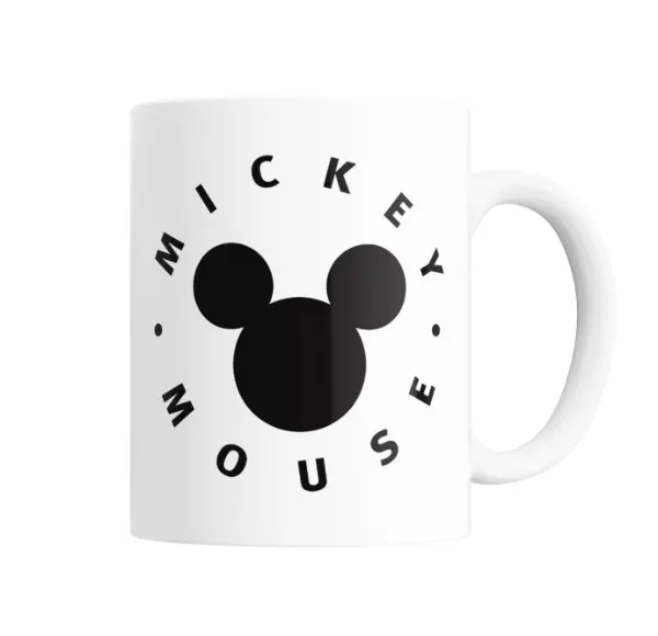 Taza de Cerámica Mickey Mouse Logo Circular