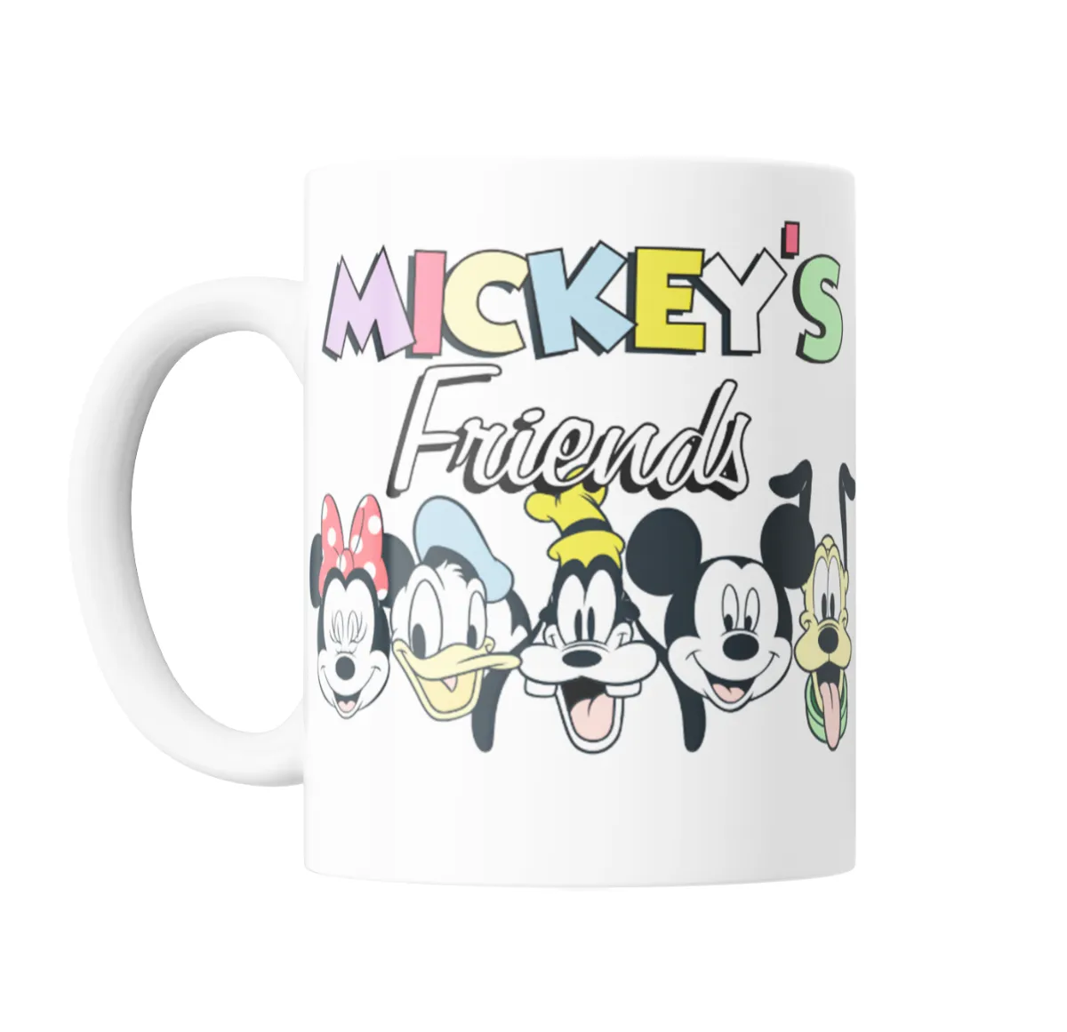 Taza de Cerámica Mickey Mouse y Amigos Pastel - vista 2