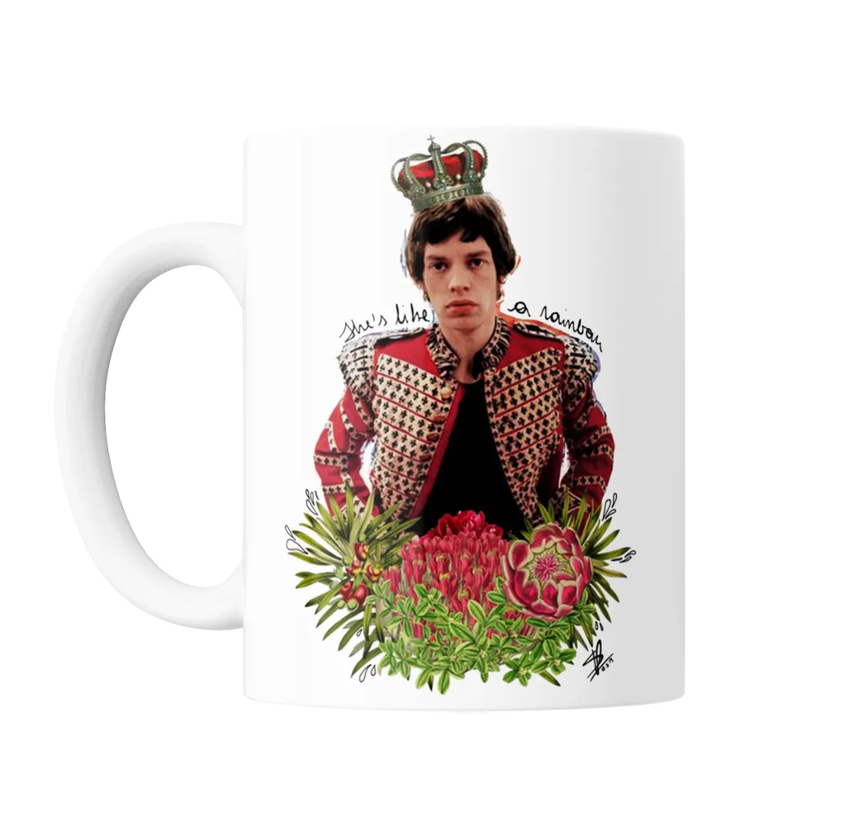 Taza de Cerámica Mick Jagger She's Like a Rainbow - vista 2
