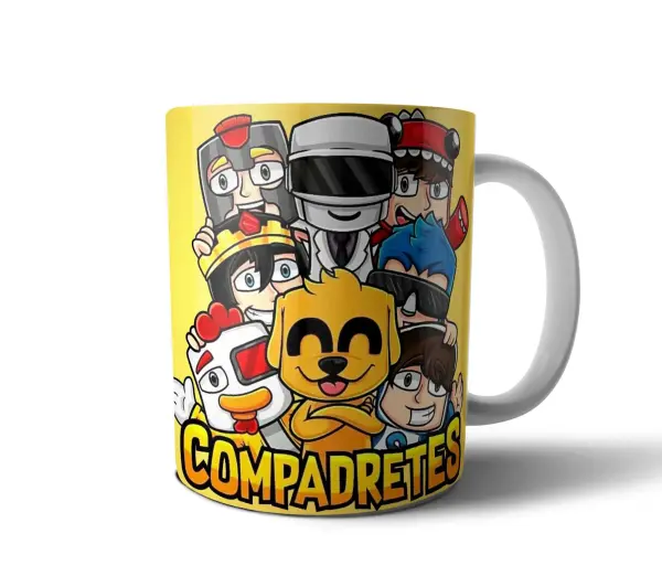 Taza de Cerámica Mikecrack Compadretes