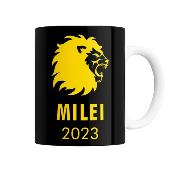 Taza de Cerámica Milei León 2023