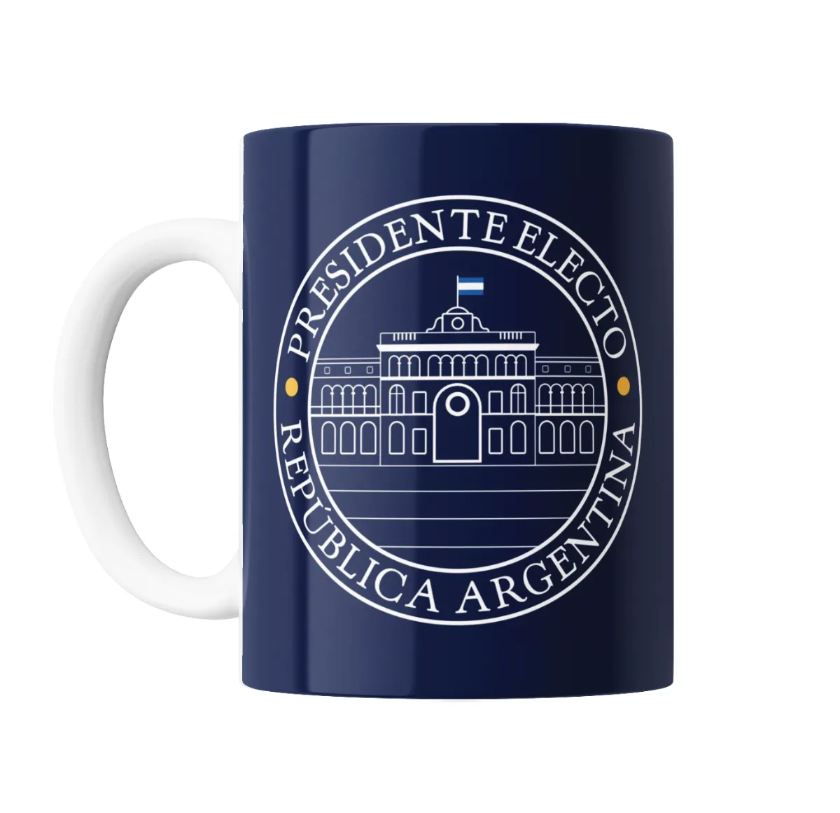 Taza de Cerámica Presidente Electo República Argentina - vista 2