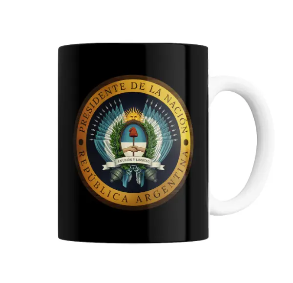 Taza de Cerámica Presidente de la Nación República Argentina