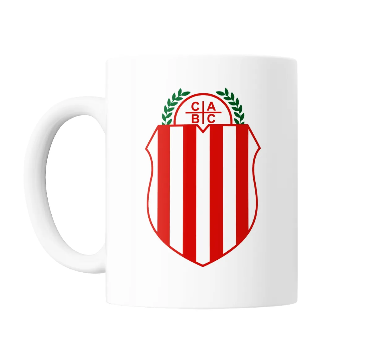 Taza de Cerámica Barracas Central Escudo Rayado - vista 2