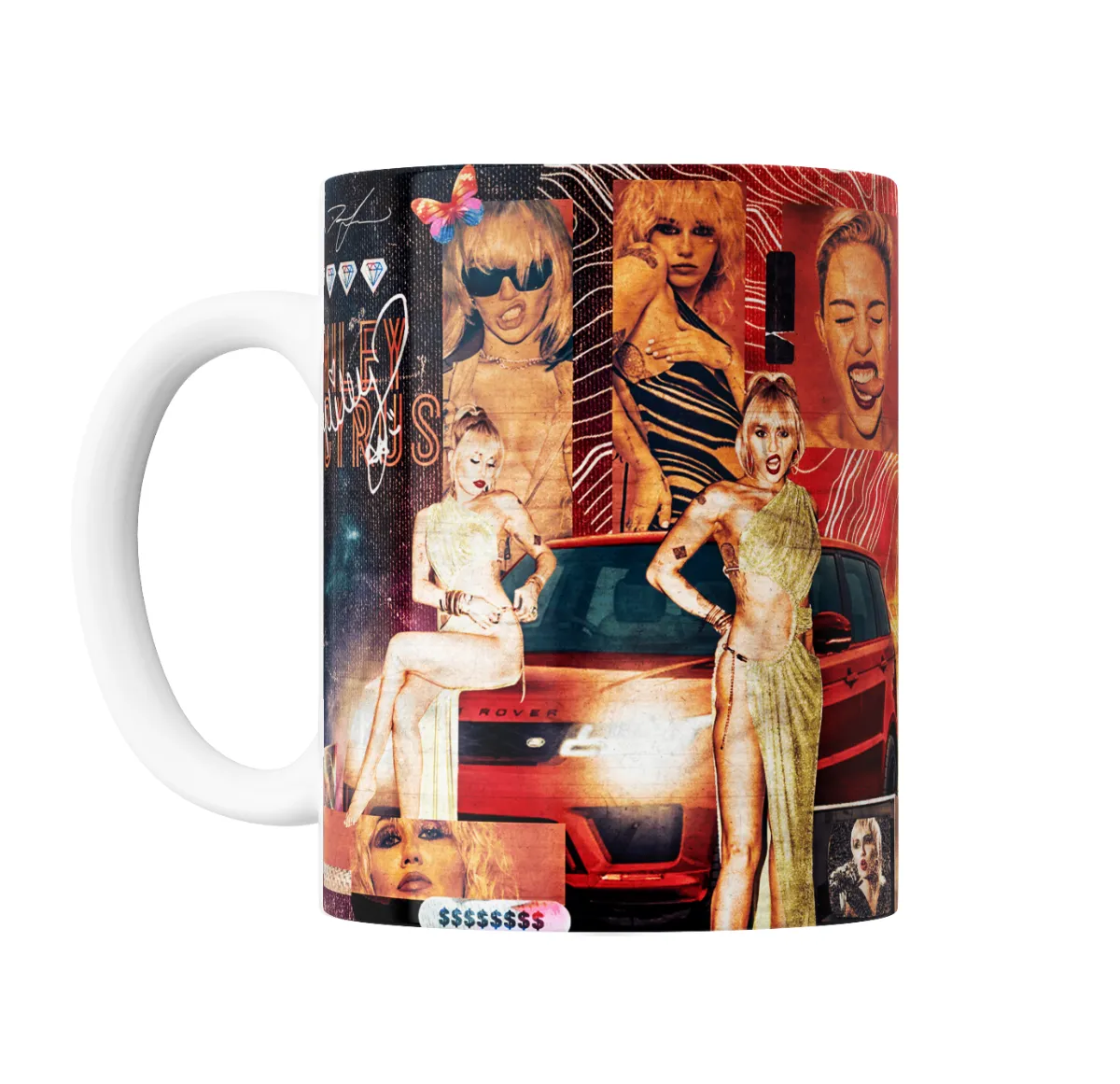 Taza de Cerámica Miley Cyrus Collage Rover Dorado - vista 2