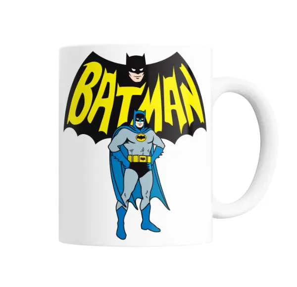 Taza de Cerámica Batman Logo Clásico Serie 66