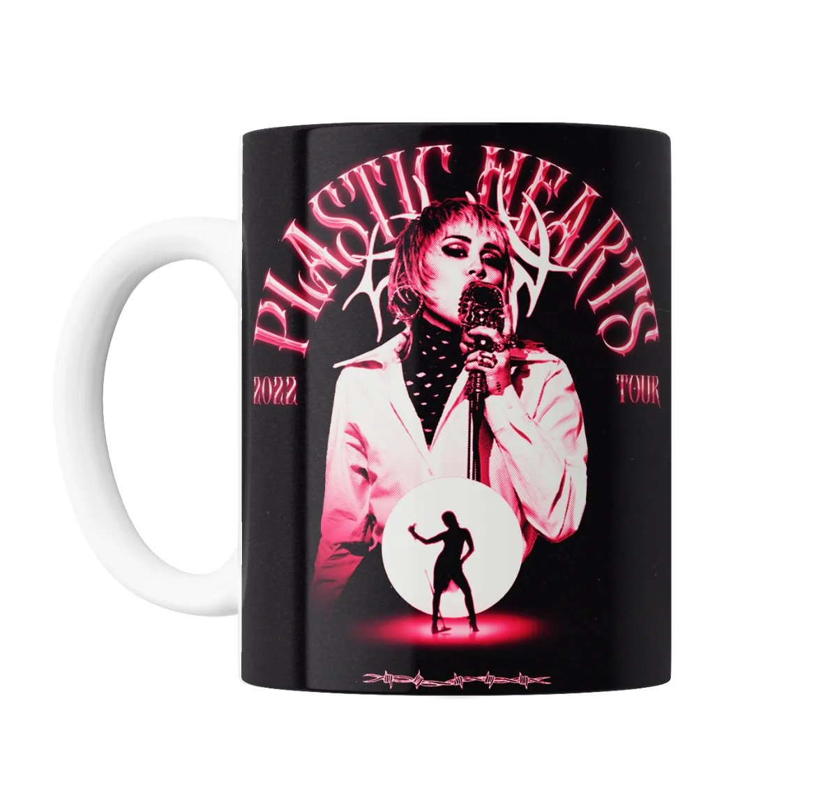Taza de Cerámica Miley Cyrus Plastic Hearts Tour 2022 - vista 2