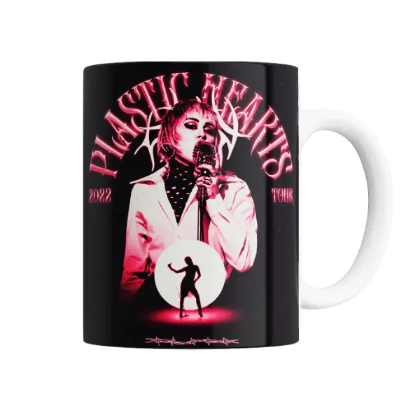 Taza de Cerámica Miley Cyrus Plastic Hearts Tour 2022