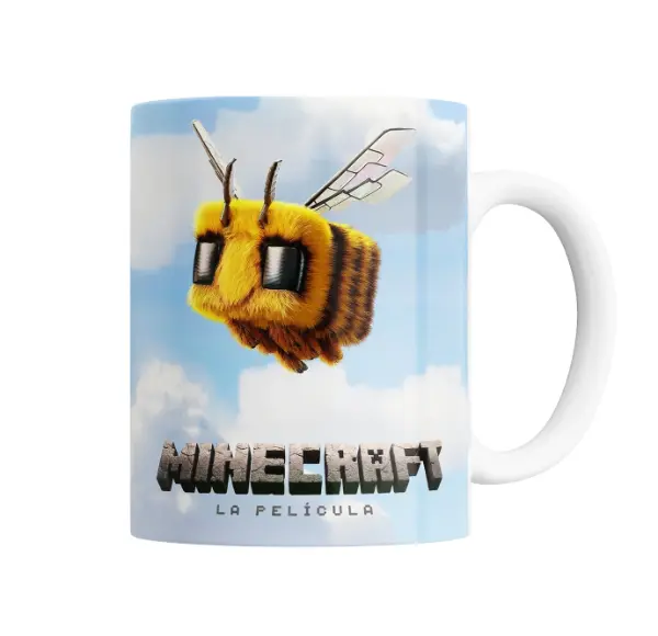 Taza de Cerámica Minecraft La Película Abeja