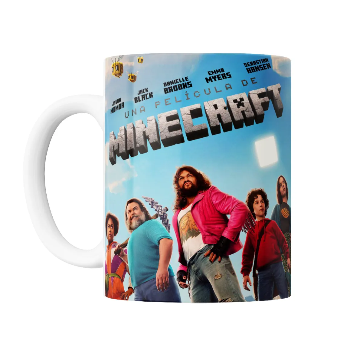 Taza de Cerámica Minecraft La Película Jason Momoa Jack Black - vista 2