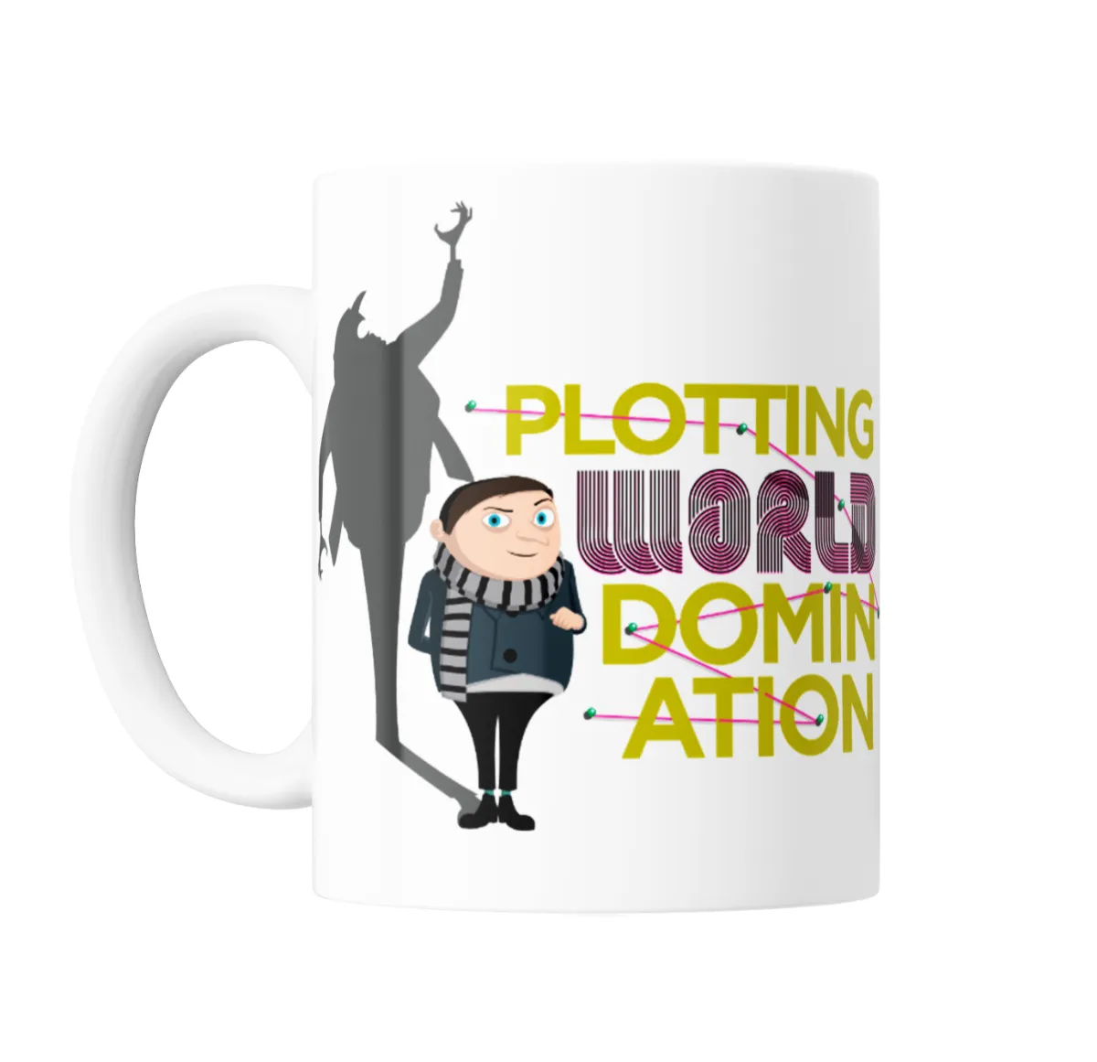 Taza de Cerámica Mi Villano Favorito Gru Plotting World Domination - vista 2