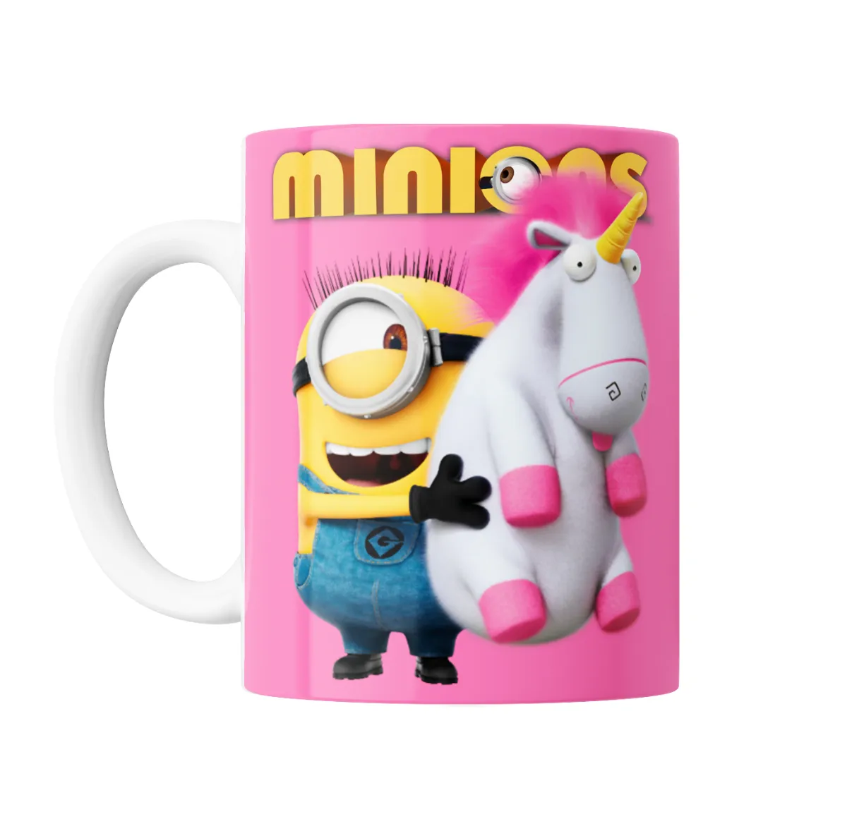 Taza de Cerámica Minions y Fluffy Unicornio - vista 2