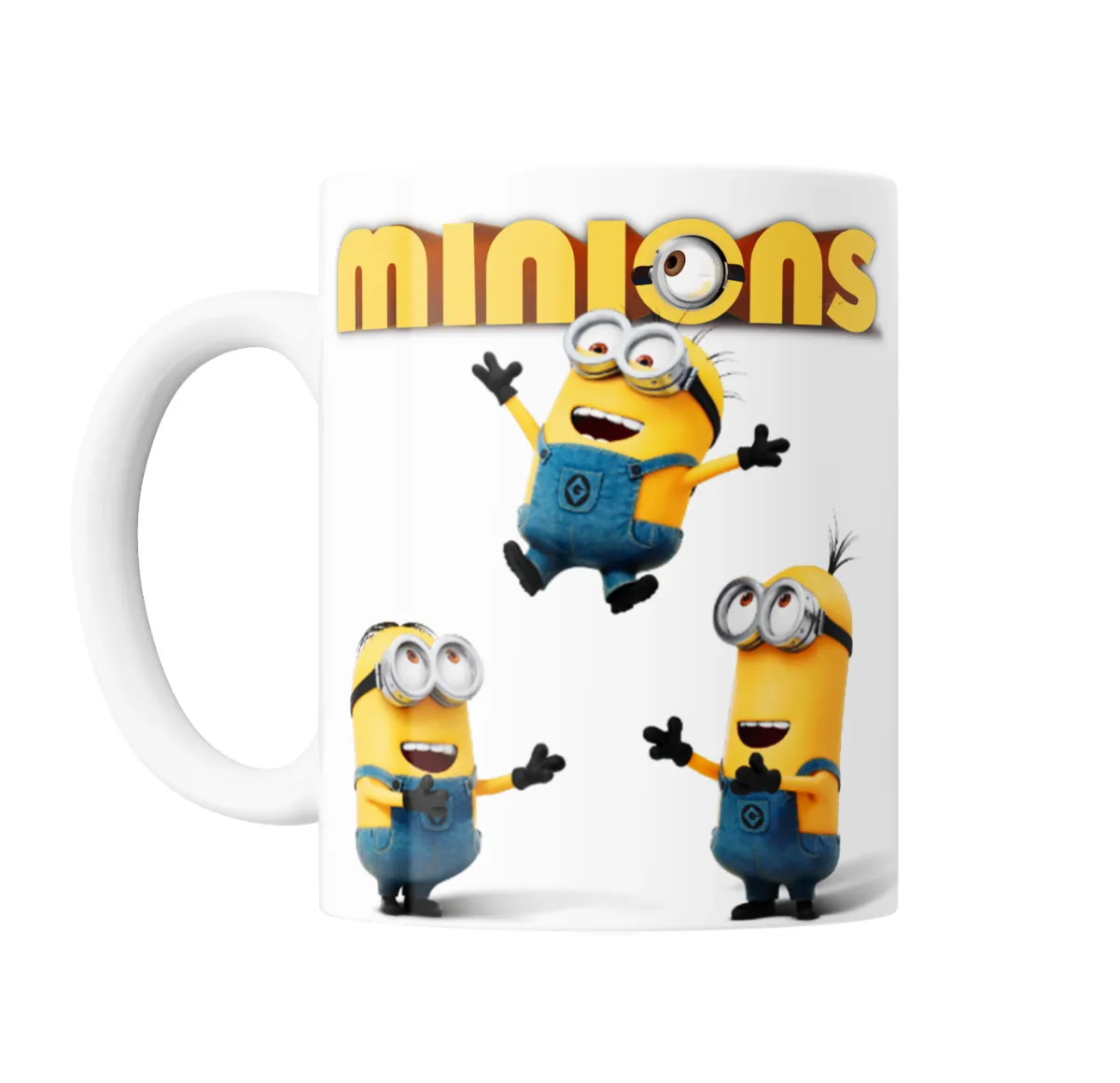 Taza de Cerámica Minions Tres Minions Saltando - vista 2
