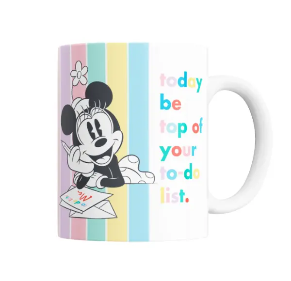 Taza de Cerámica Minnie Mouse Today Be Top of Your To-Do List