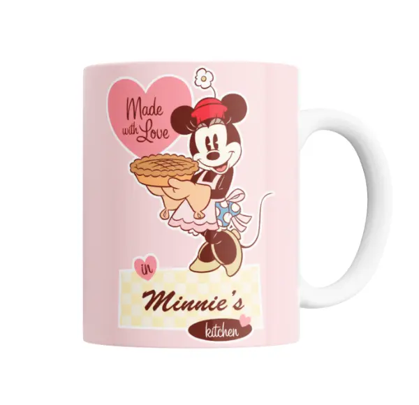 Taza de Cerámica Minnie Mouse Made with Love in Minnie's Kitchen