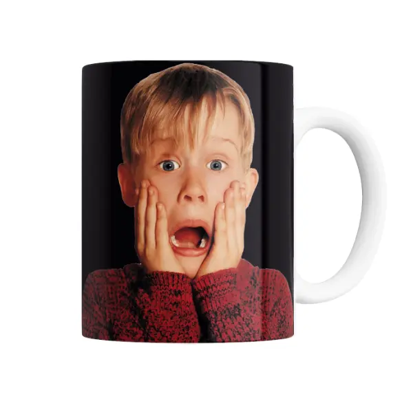 Taza de Cerámica Mi Pobre Angelito Kevin Grito