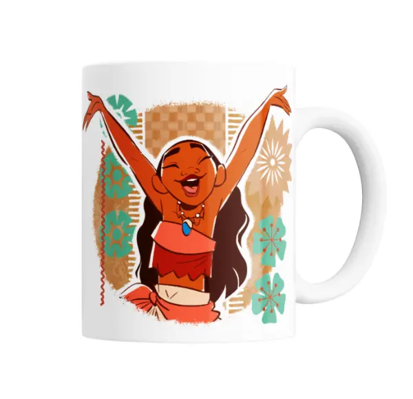 Taza de Cerámica Moana Celebrando con los Brazos Abiertos