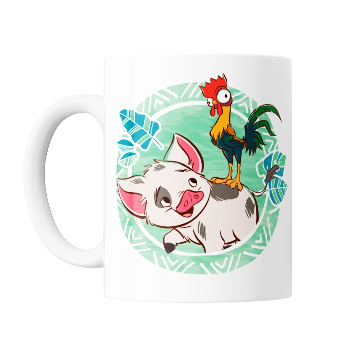 Taza de Cerámica Moana Pua y Heihei - vista 2