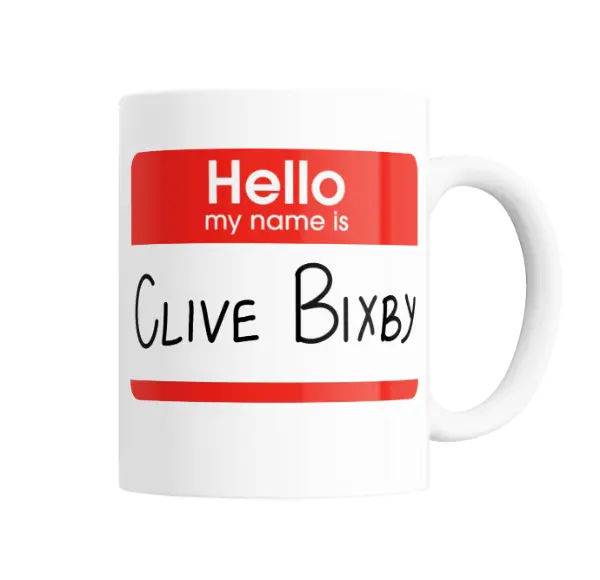Taza de Cerámica Modern Family Hello My Name Is Clive Bixby