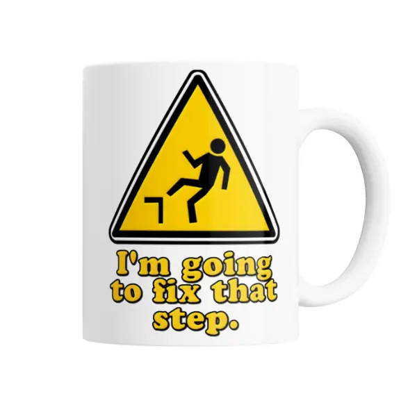 Taza de Cerámica Modern Family Arreglar el Escalón