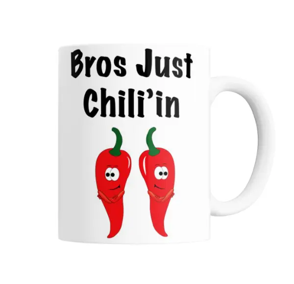 Taza de Cerámica Bros Just Chili'in Pimientos
