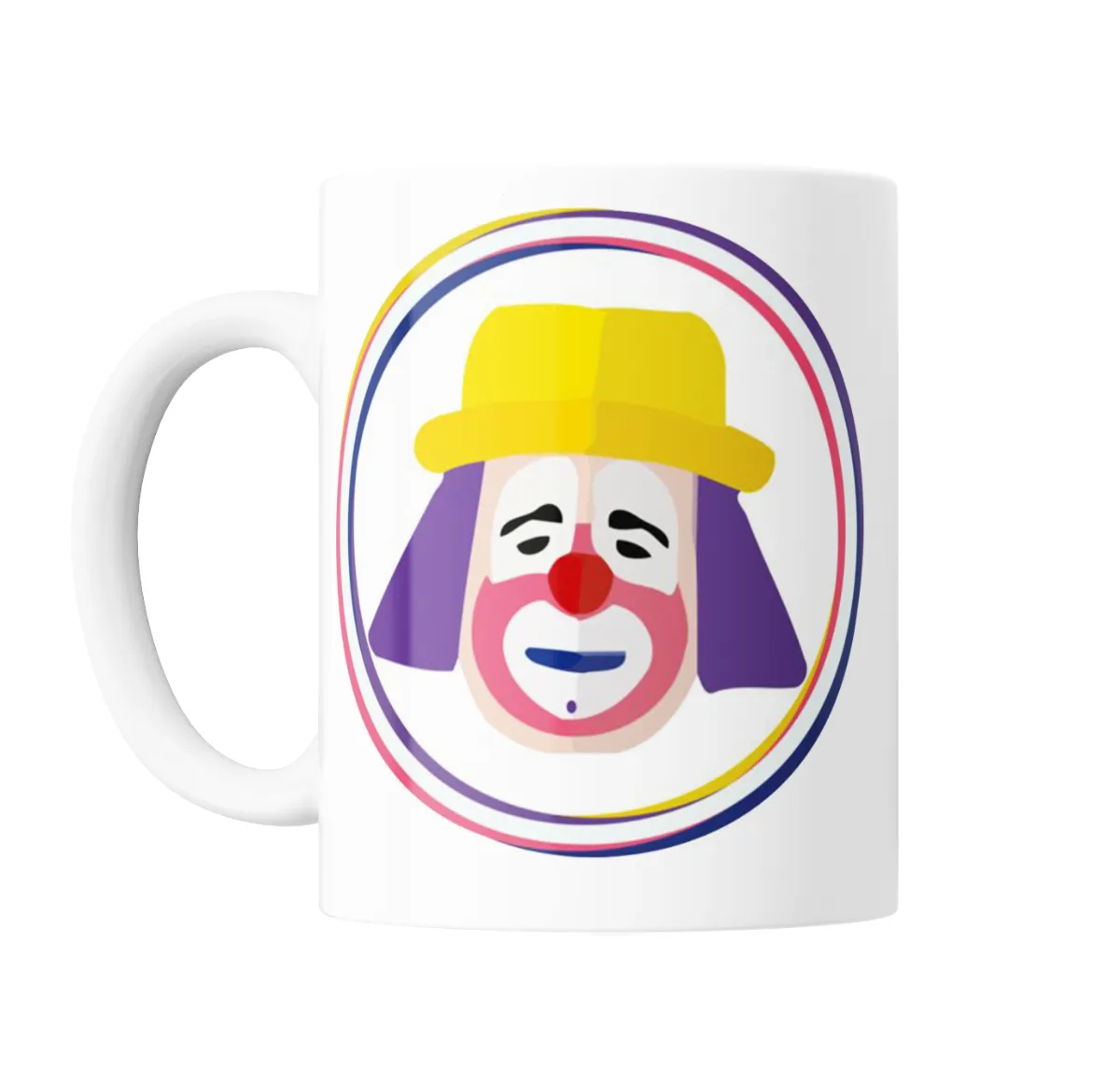 Taza de Cerámica Modern Family Fizbo Payaso con Sombrero Amarillo - vista 2