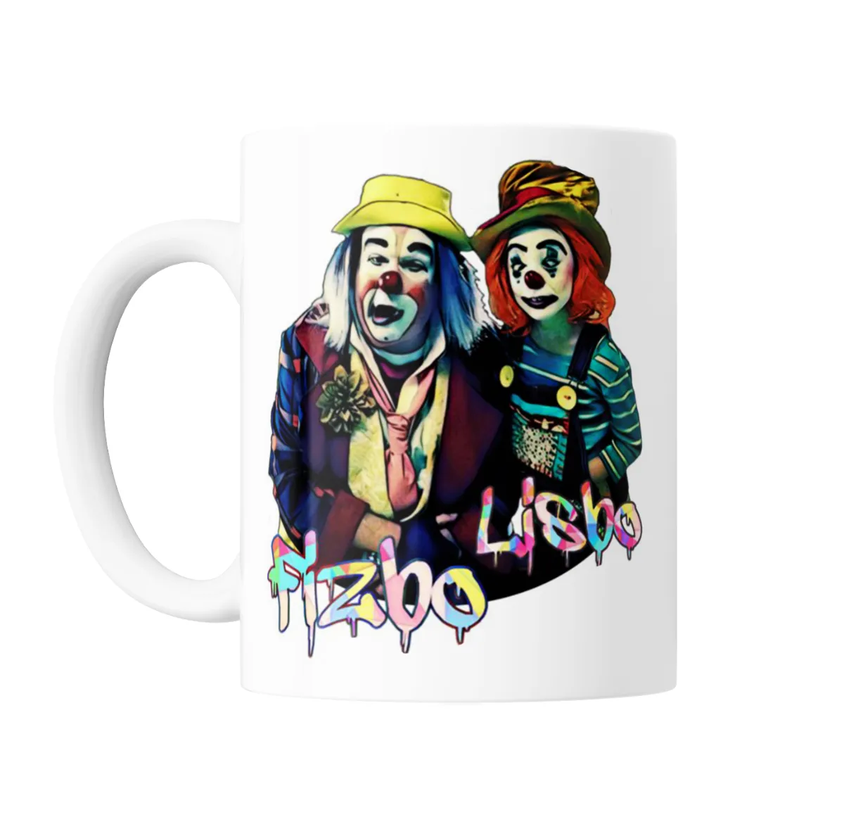Taza de Cerámica Modern Family Fizbo y Lisbo Payasos - vista 2