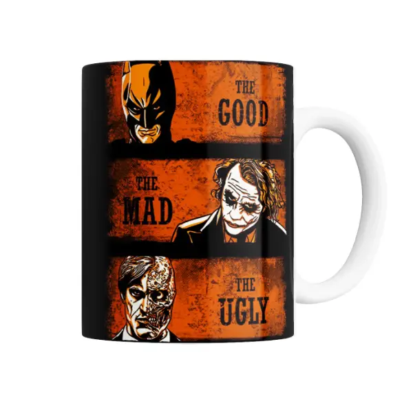 Taza de Cerámica Batman The Good The Mad The Ugly