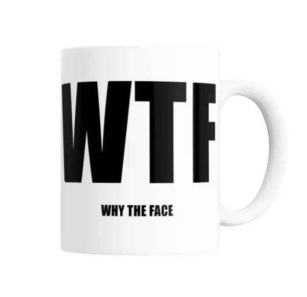 Taza de Cerámica Modern Family WTF Why The Face